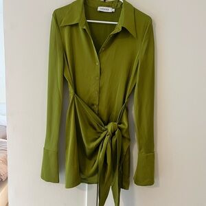 Rat & Boa Alanis Dress - Cypress Green